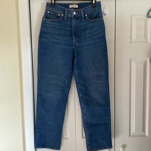 Madewell The Perfect Vintage Straight Jean Size 28